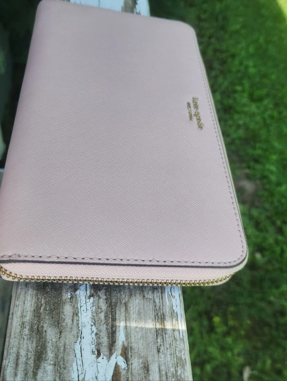 Kate Spade Large Soft Pink Wallet Clutch Like New